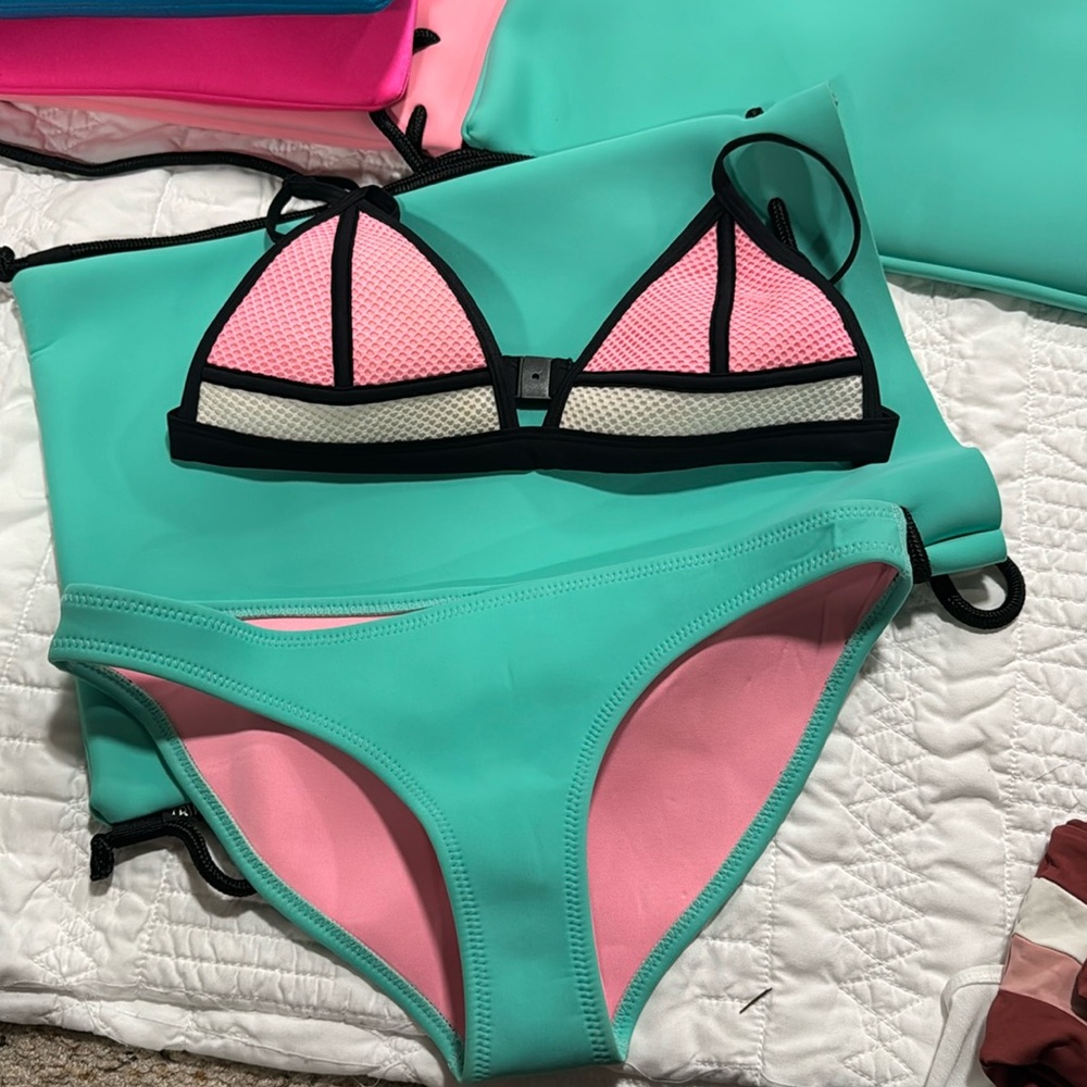 Triangl Bambi Bubble Mint Pink Bikini